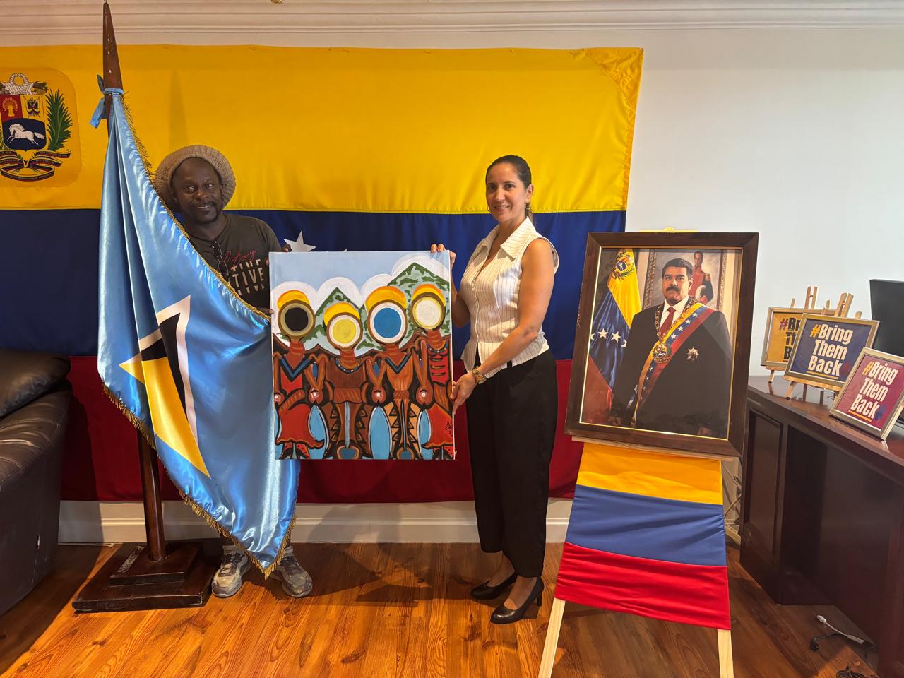 Solidaridad en clave cultural: Arte de Santa Lucía rinde homenaje al pueblo venezolano