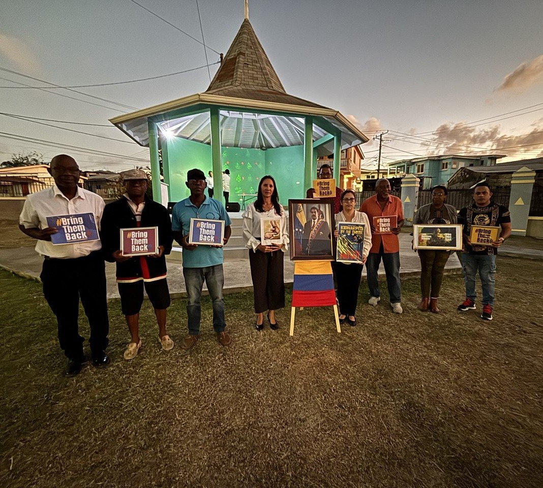 Pueblo de Santa Lucía reafirma su solidaridad con Venezuela en el marco de la campaña #BringThemBack